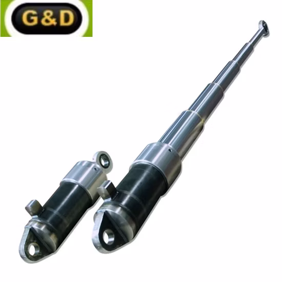 4stages 5stages Telescopic Hydraulic Custom Cylinder for Aerial Platforms